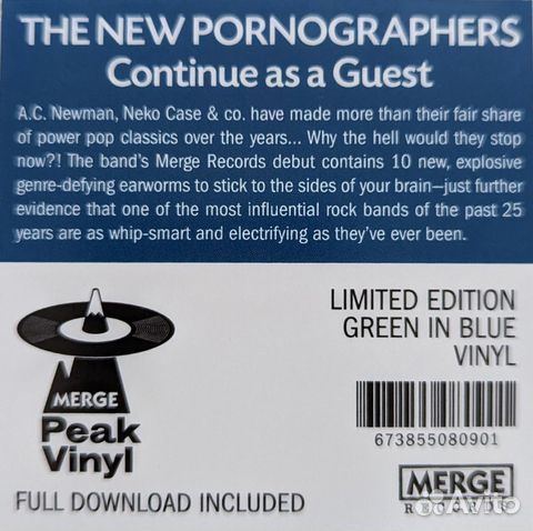 The New Pornographers / Continue As A Guest (Colou