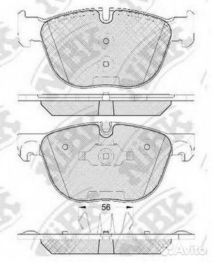 Колодки NiBK PN0094 - nibk