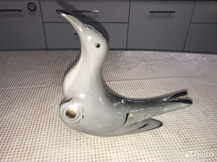 Статуэтка «Чайка»,Гжель, 1950-60 гг