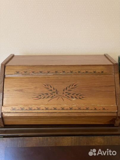 Хлебница деревянная СССР