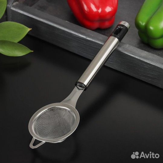 Сито с ручкой Доляна Fargo, 22,562 см, нержавеющая