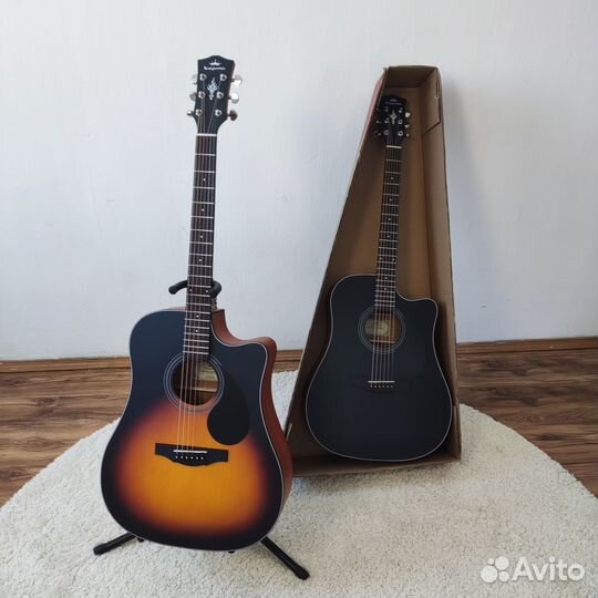Акустическая гитара kepma EDC 3TCM и Black Matt