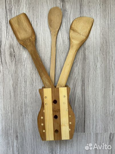 Казан чугунный + набор лопаточек в подарок