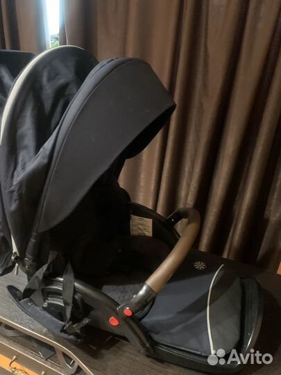 Коляска 2 в 1 Noordi Fiordi Melange Sport leather