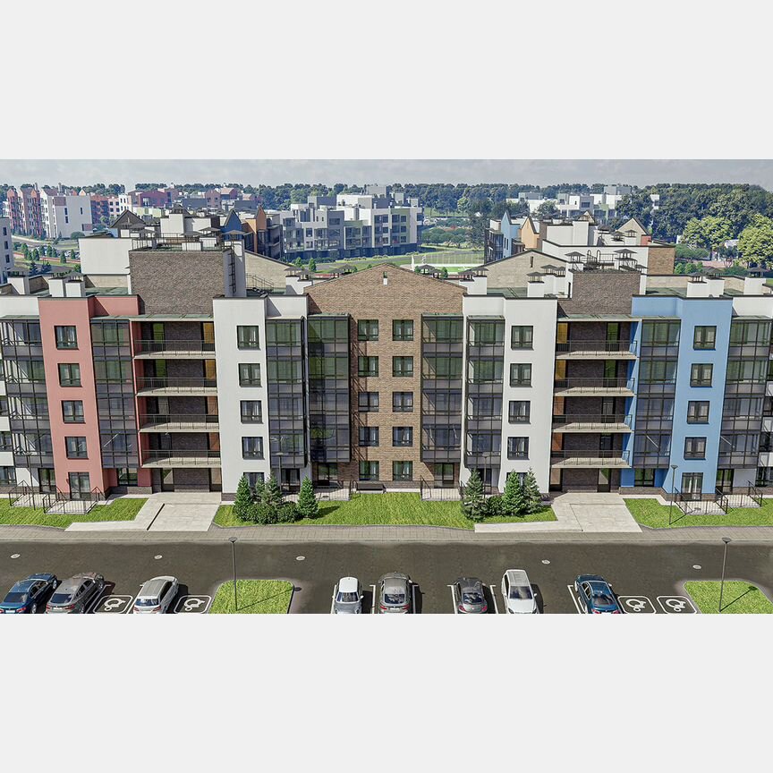 2-к. квартира, 55,7 м², 3/5 эт.