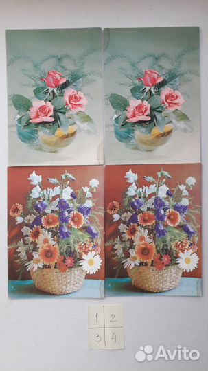 Открытки СССР 1980-86 гг