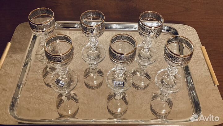 Набор фужеров Чехия и Югославия