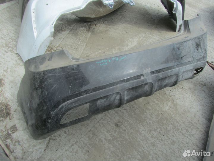 Бампер задний Kia rio 2 седан рестайл 09-11