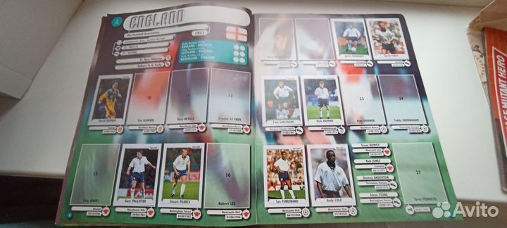 Альбом с наклейками евро фут 1996