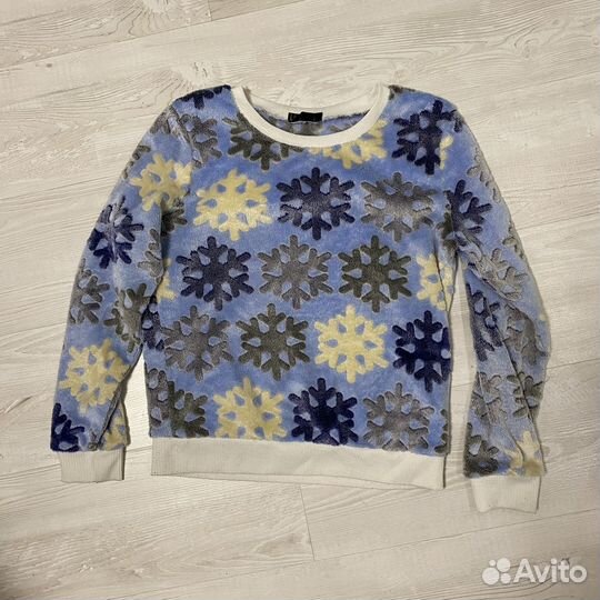 Новогодний плюшевый свитшот 42/44 S