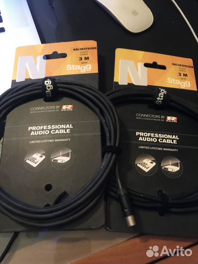 Stagg NAC3mxfmxmr 3.0m Rean mini XLR