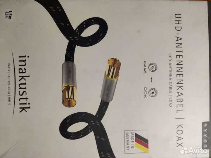 Антенный кабель для тв Inakustik Exzellenz 1,5м