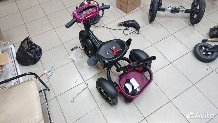 Детский велосипед трех колёсный ремонт