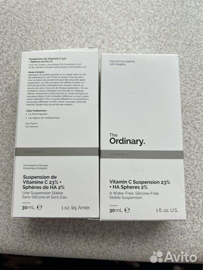 The ordinary сыворотка с витамином C