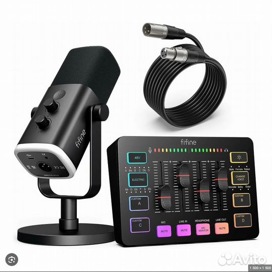 Микрофоны и микшер