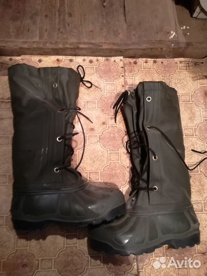 Сапог зимний для рыбалки вездеход с шипами