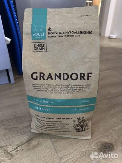 Корм для кошек grandorf 2 кг новый