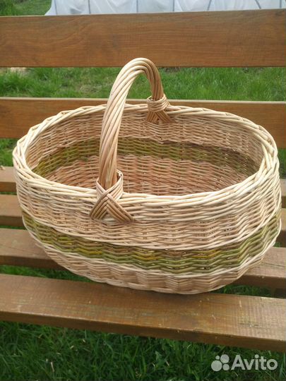 Корзина плетеная для грибов