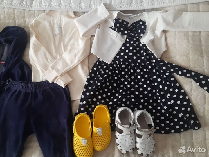 Вещи пакетом на девочку 104