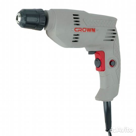 Безударная дрель Crown CT10125C (300 Вт, макс диам