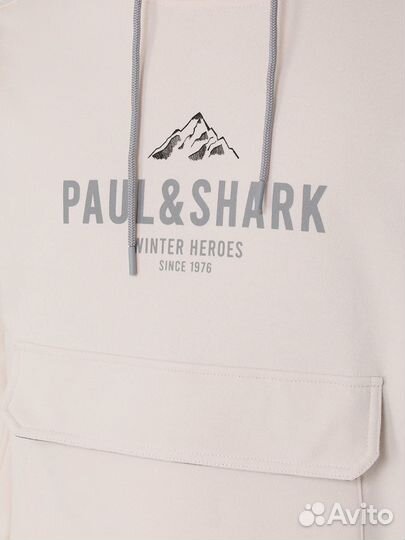 Худи хлопковое Paul & Shark