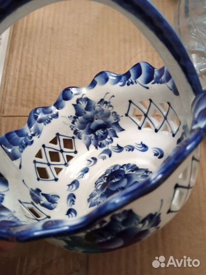 Вазочки Гжель. Времён СССР