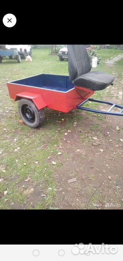 Прицеп для мотоблока самосвальный