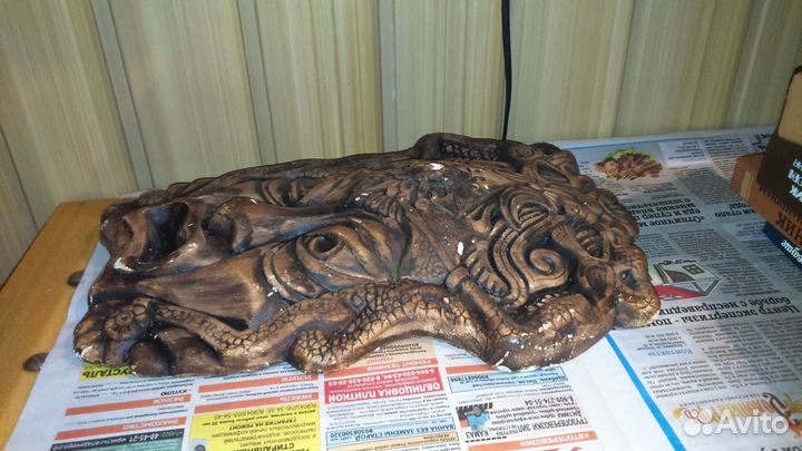 Маска лепная 30х20 см панно на стену