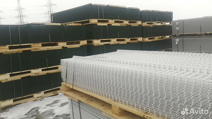 Сетка для забора 3d
