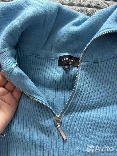 Кофта голубая женская