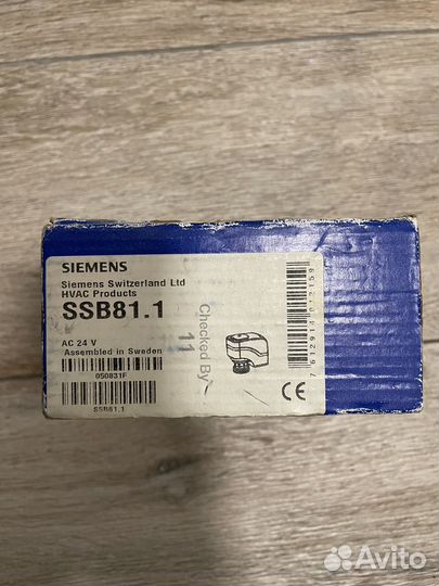 Электрический привод SSB81.1 Siemens