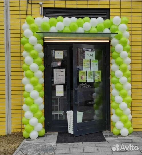 Арка из шаров на открытие