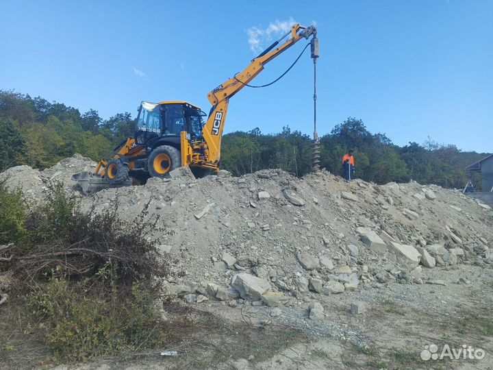 Услуги ямобура бурение