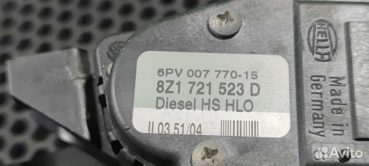 Педаль газа для Audi A2 8Z 8Z1721523A