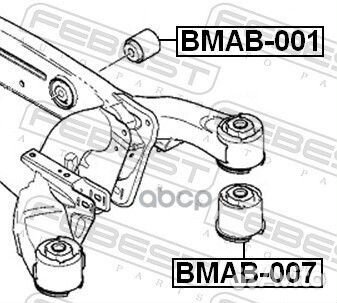 Сайленблок задней балки (BMW X5 E53 1999-2006)