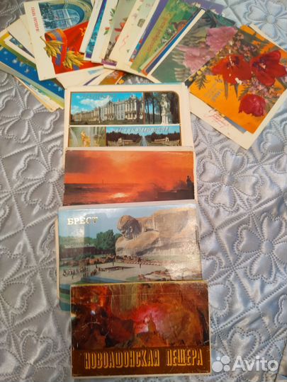 Деньги разные СССР и открытки разные