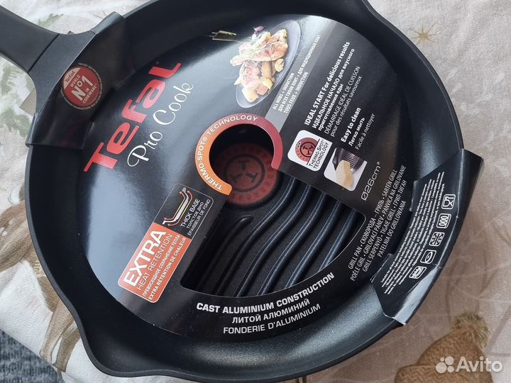 Новая сковорода Tefal гриль 26 см