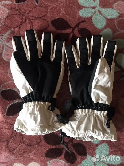 Перчатки горнолыжные белые женские