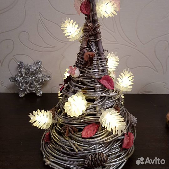 Елочка. Зимняя поделка в школу и детский сад