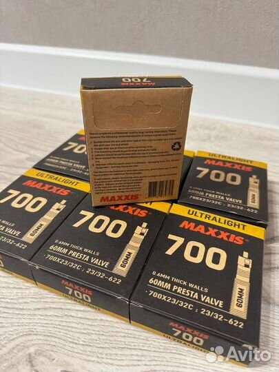 Велокамера Maxxis Ultralight 700x23/32C. FV 60mm