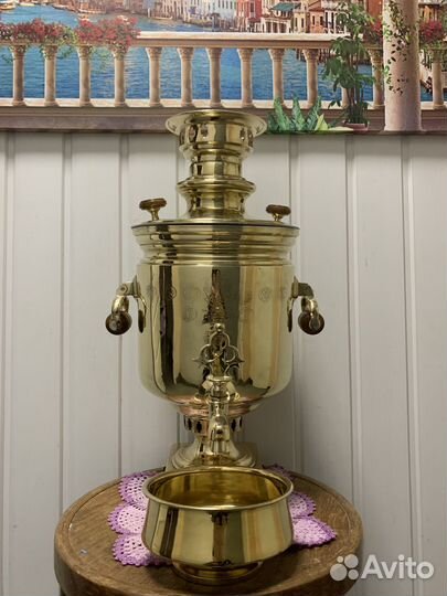 Самовар угольный на дровах