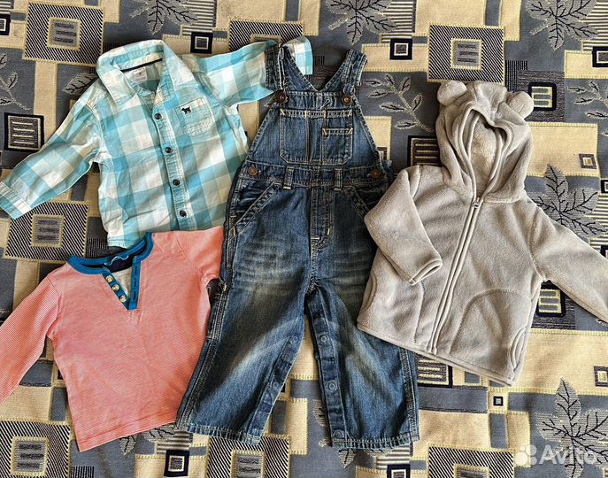 Вещи на мальчика 6-12 месяцев пакетом