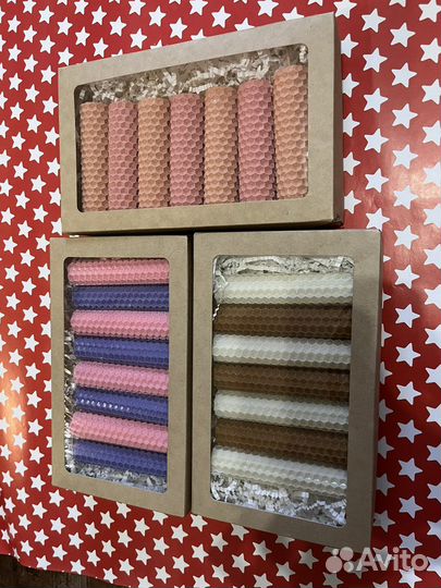 Свечи ароматные, подарочный набор свечей