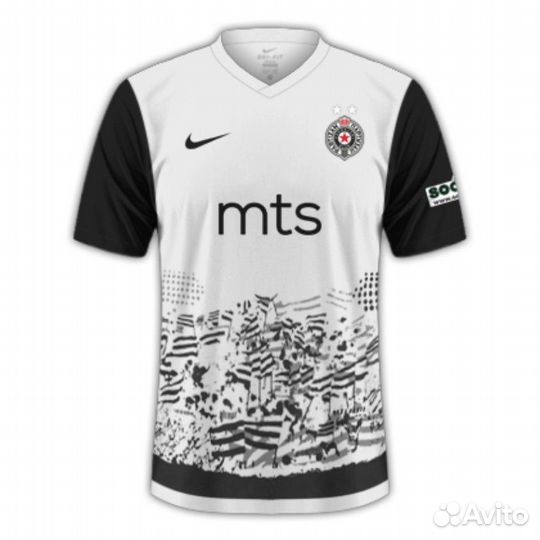 Футбольная форма partizan(партизан) Сербия