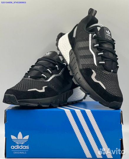 Кроссовки Adidas ZX 1000 Black (Арт.89742)