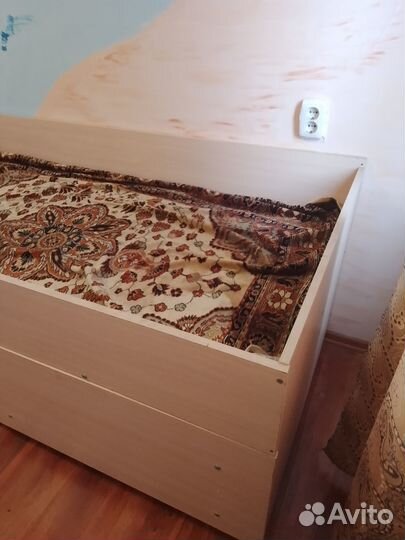 Детская кровать молочный дуб, ручная сборка