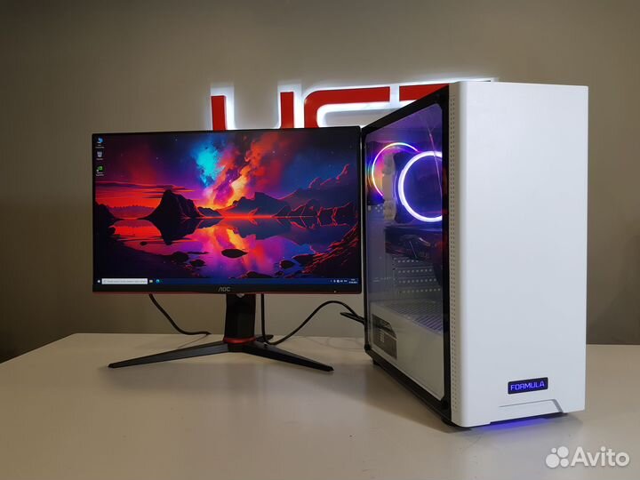 Игровой пк с монитором 165Hz i5 10400F / RTX 2060