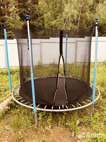 Батут с сеткой 244см