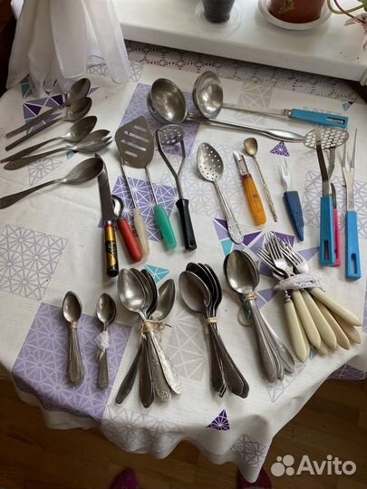 Набор столовых приборов для дачи