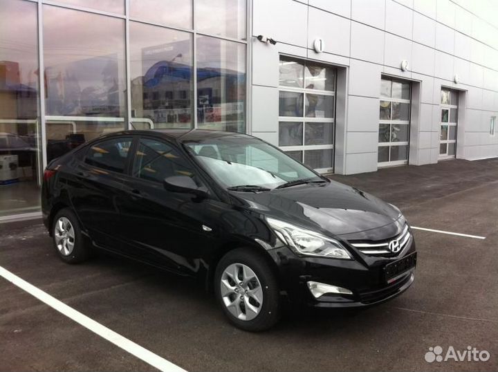 Бампер Хендай Солярис Рестайлинг цвет Черный